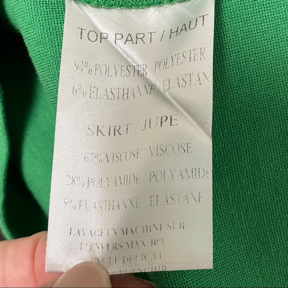 Mer Du Nord Blouson Pleated Cap Sleeve Bodycon 36 - Picture 7 of 10